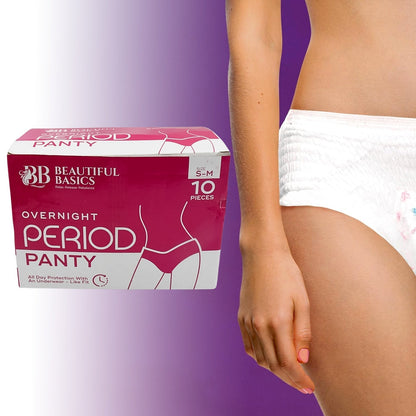 Women's Emergency Kit, Travel Kit- Includes Seamless Underwear, Pantyliner, Feminine Hygiene Sachet First Period Kit (10 Pcs) signaturekarts