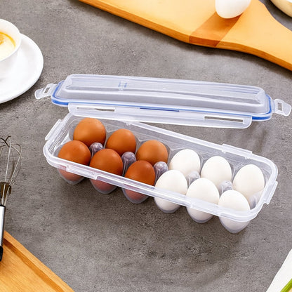 Lock-Clip Refrigerator Egg Storage Box - (1 Pc) signaturekarts