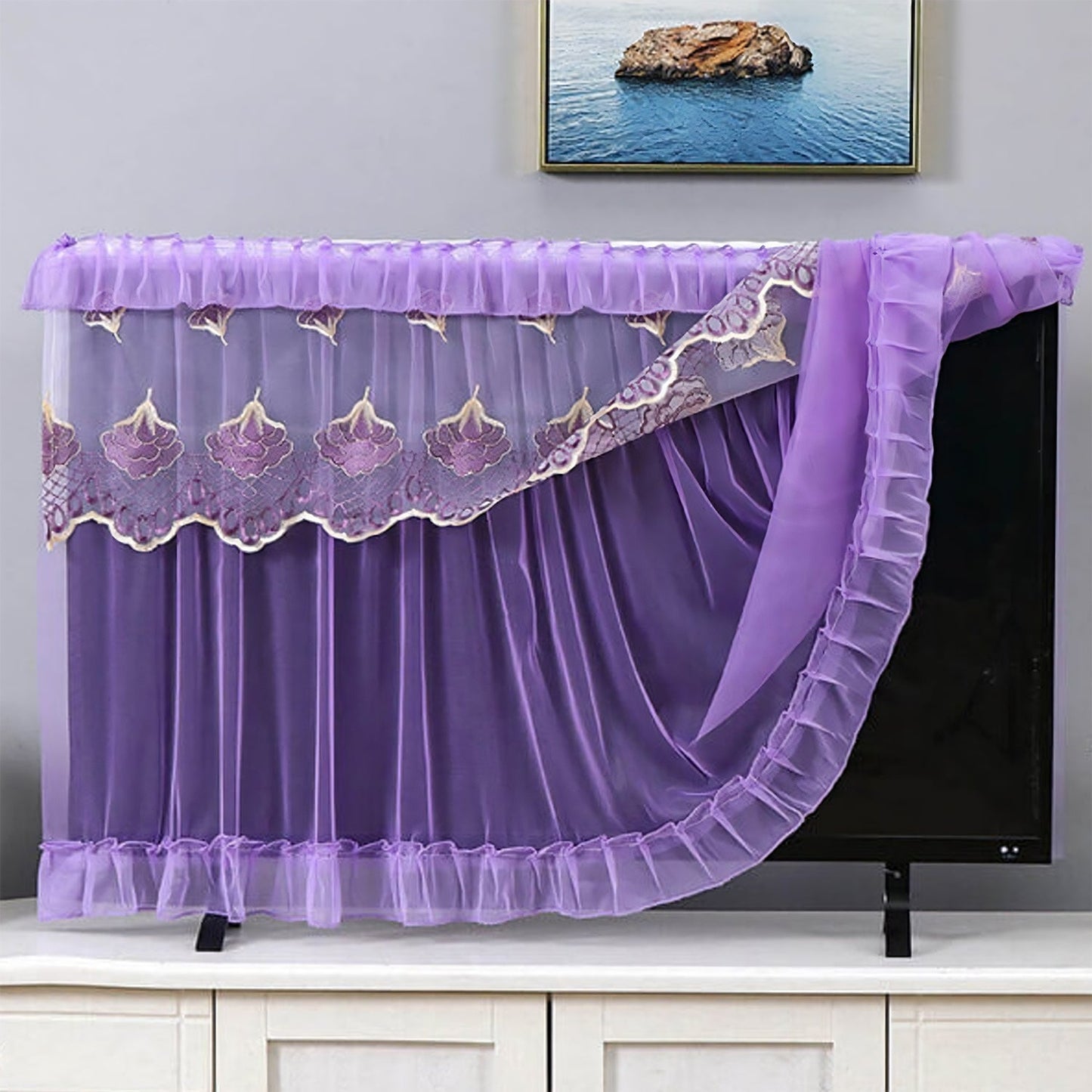 Dustproof Cover for Indoor, TV Screen Protector Cloth Cover (32 Inch) signaturekarts