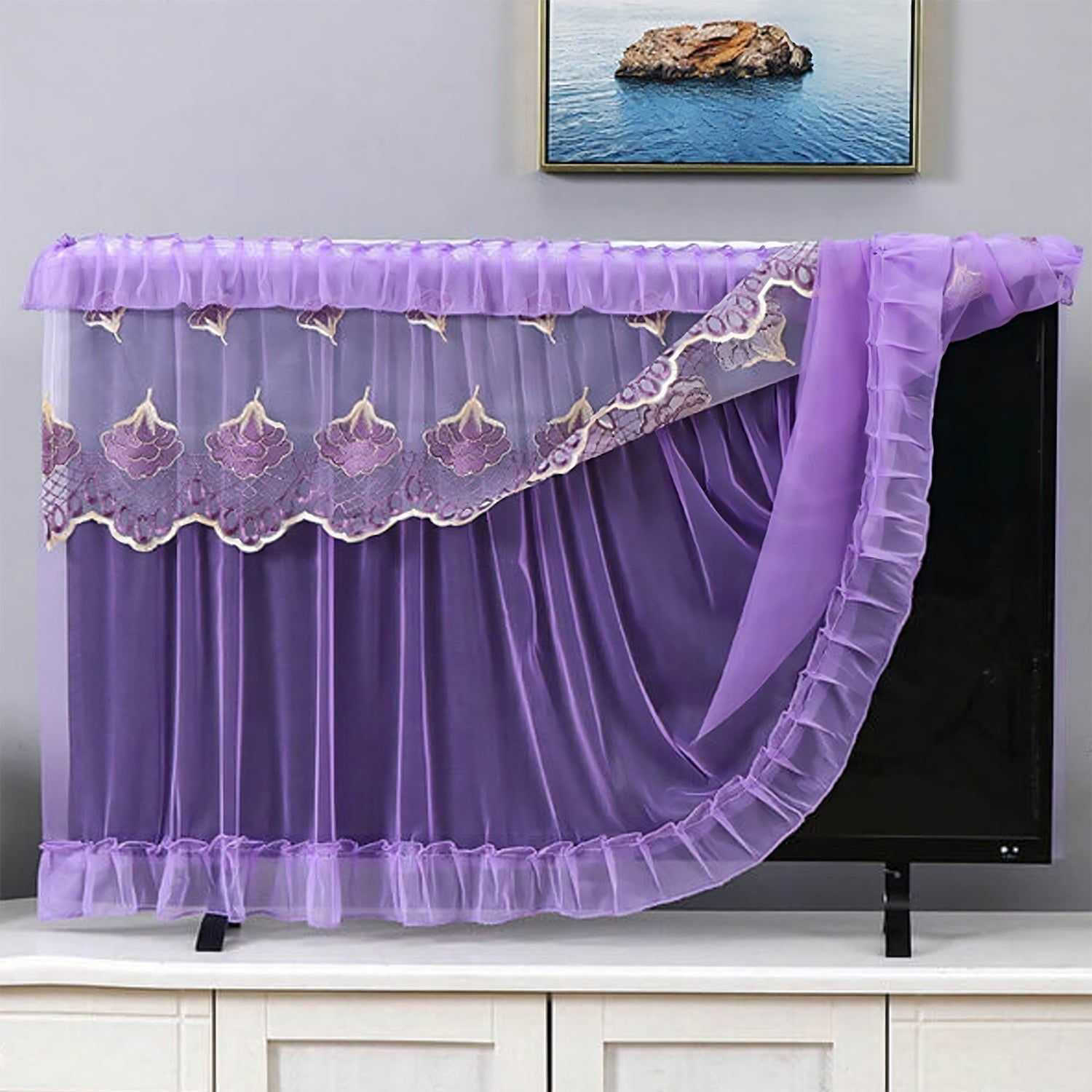Dustproof Cover for Indoor, TV Screen Protector Cloth Cover (32 Inch) signaturekarts