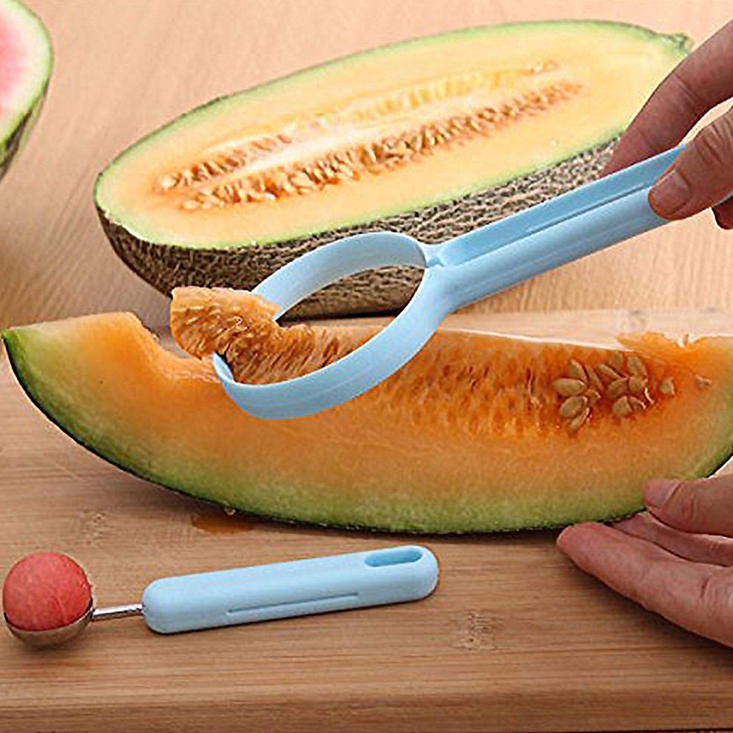 2-in-1 Fruit Peeler & Baller for Avocado & Watermelon (1 Pc, Kitchen) signaturekarts