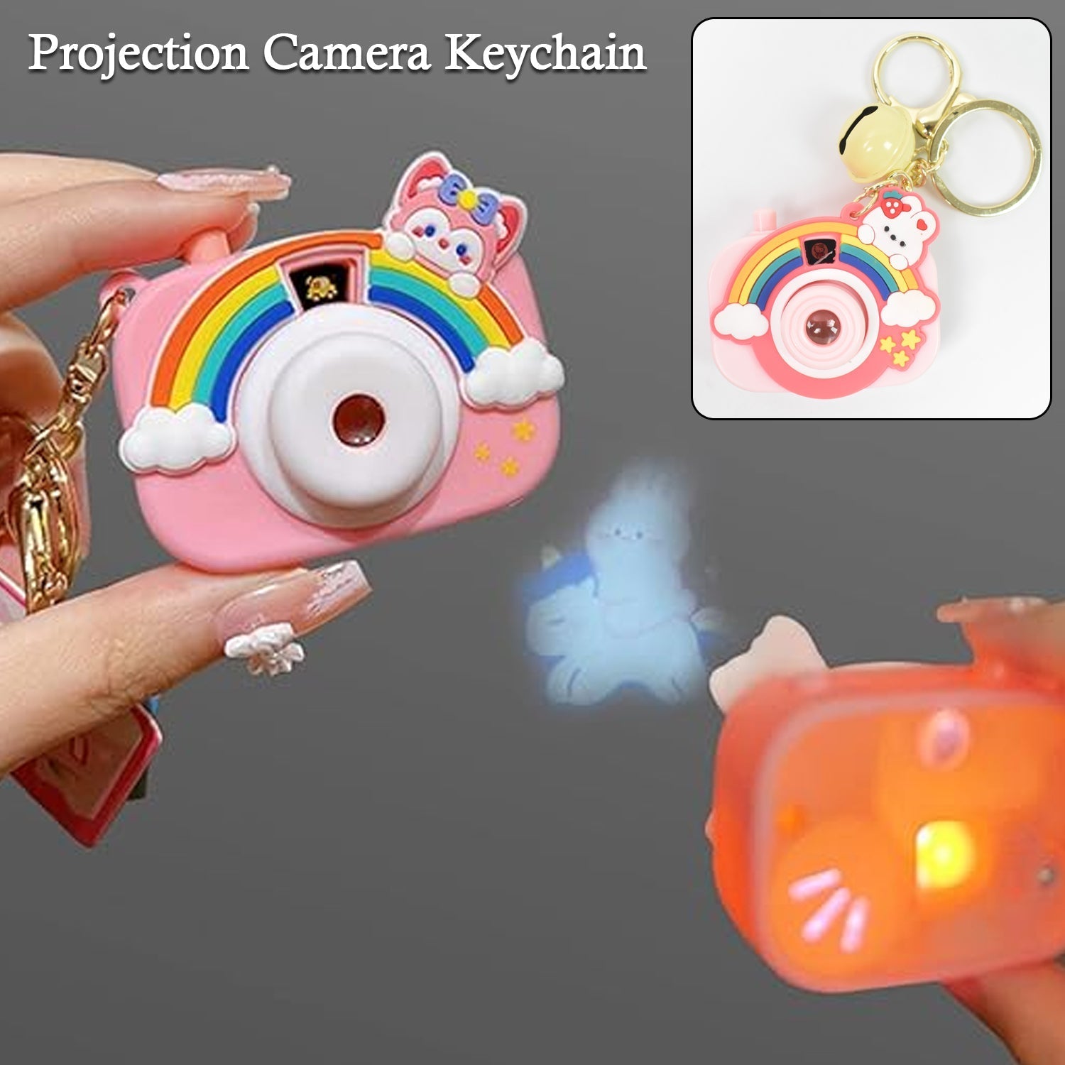 Projective Camera Keychain (1 Pc / Mix design) signaturekarts