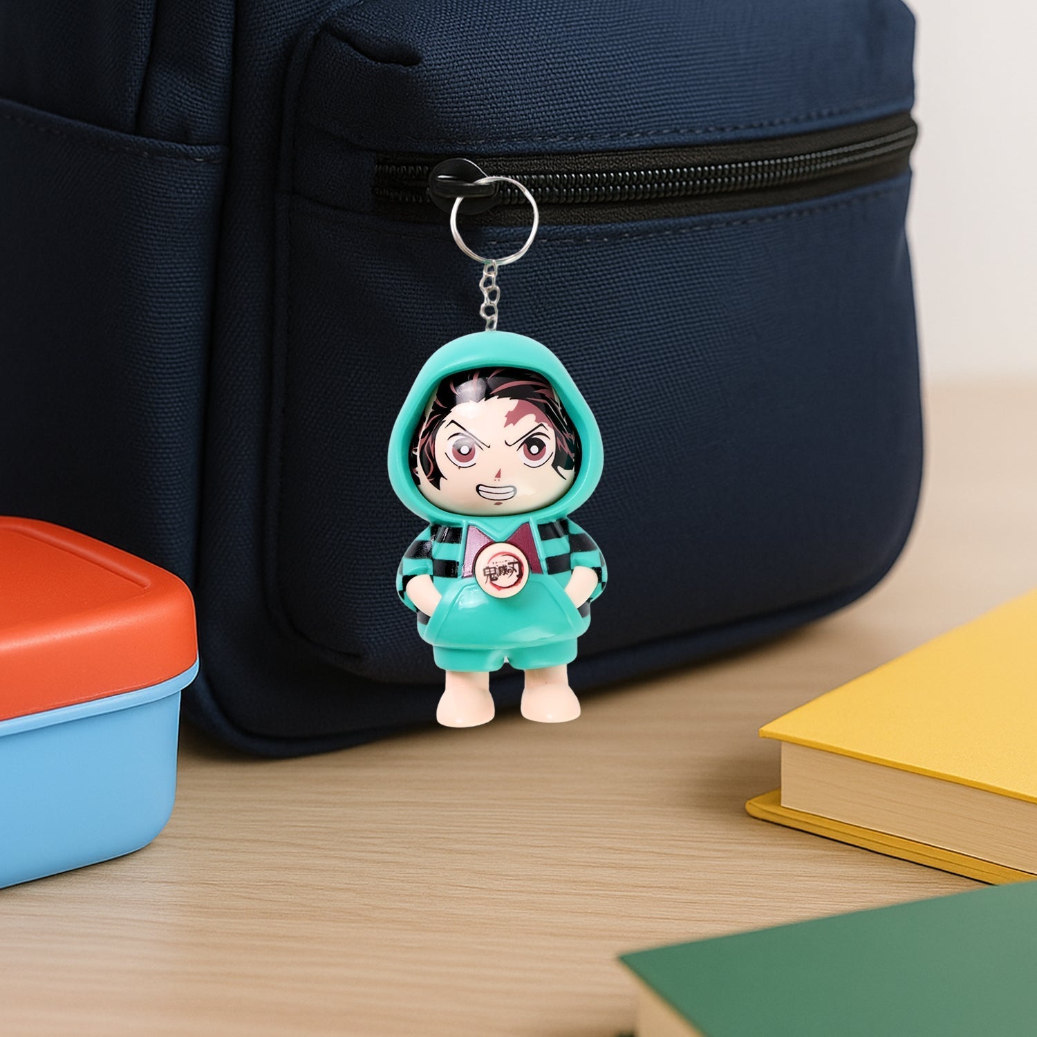 Cartoon Character Design Cute Action Figure Keychain (Mix  Design & 1 Pc) Signature Kart