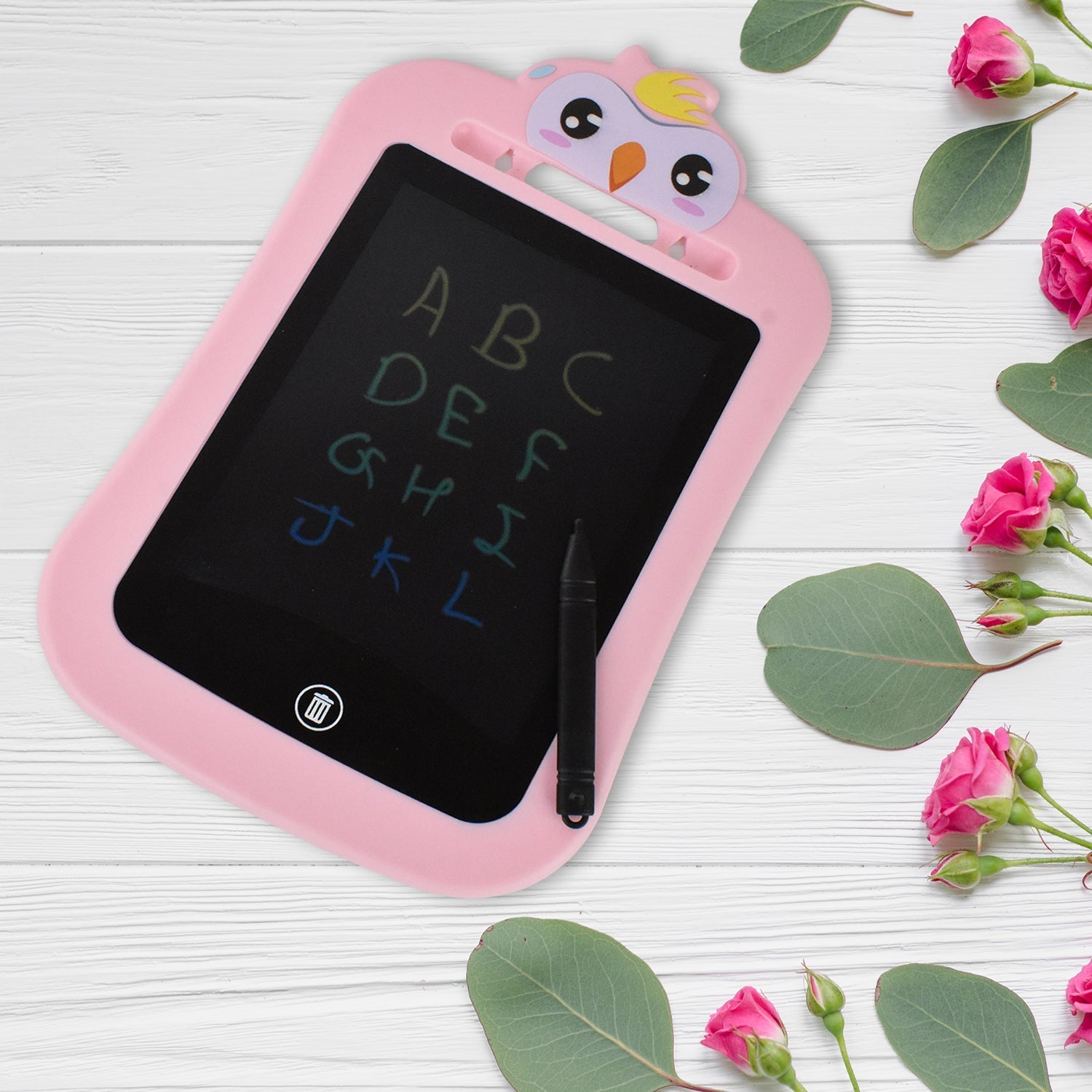 Kids Portable LCD Writing Tablet (1 Pc / Mix Design) Signature kart