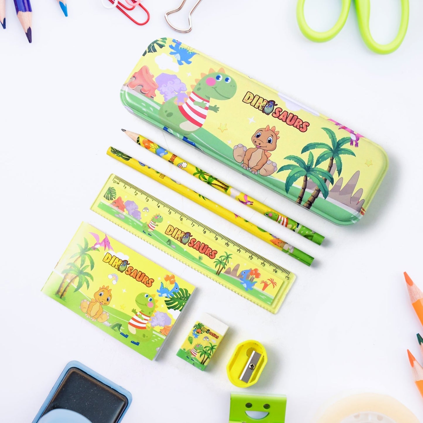 Dinosaur Printed Kids Stationery (Set) signaturekarts