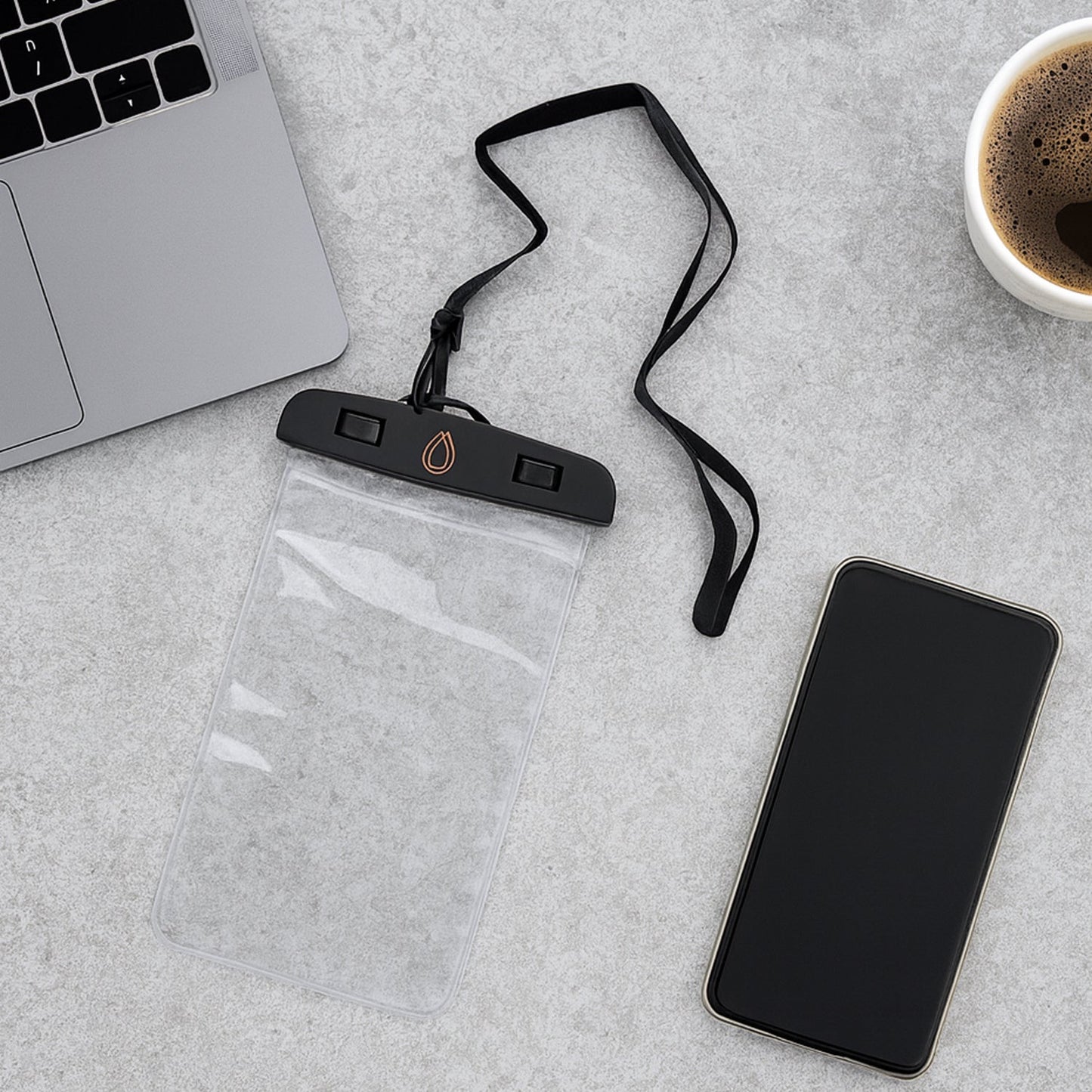 Transparent Waterproof Mobile Cover Pouch (1 Pc) signaturekarts