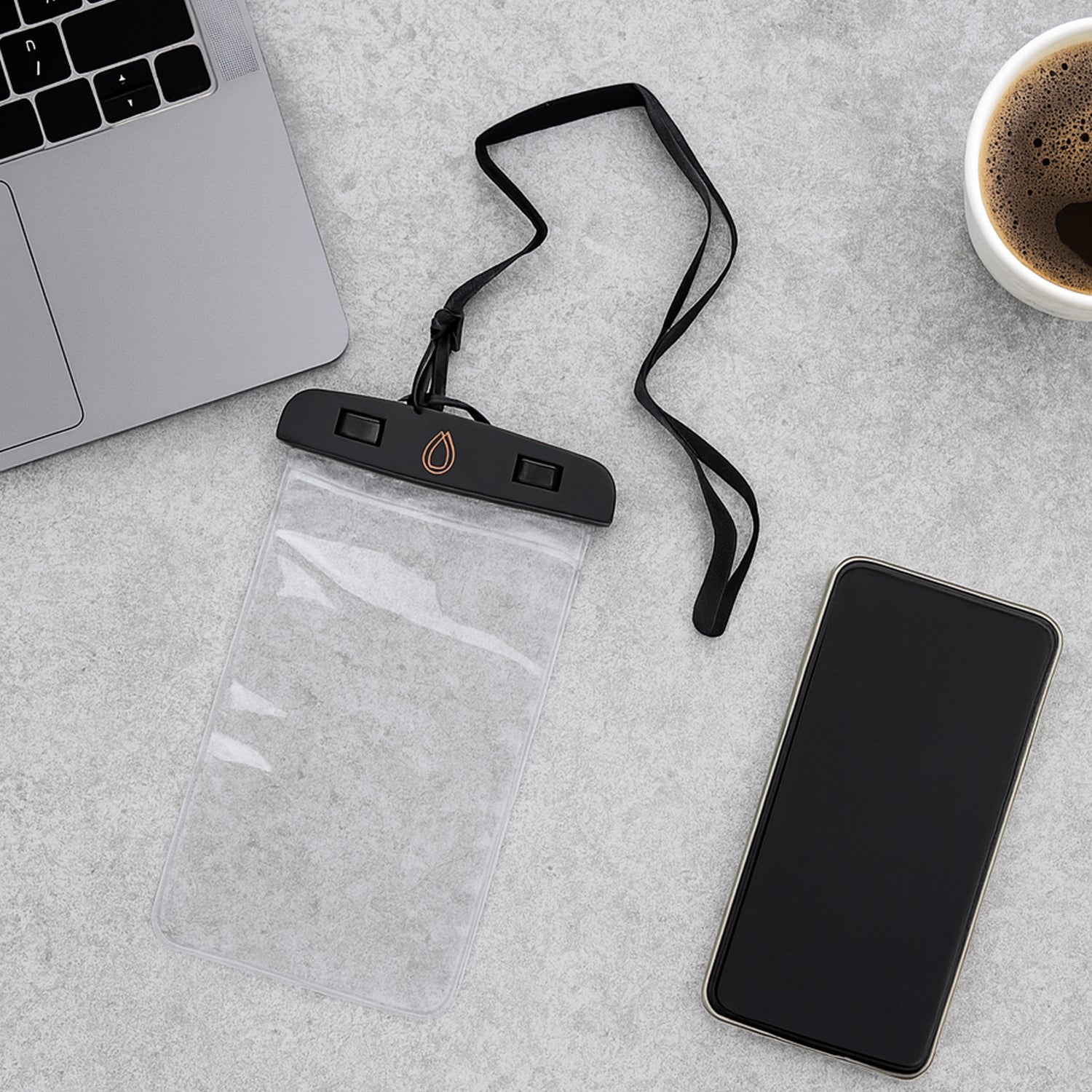 Transparent Waterproof Mobile Cover Pouch (1 Pc) signaturekarts