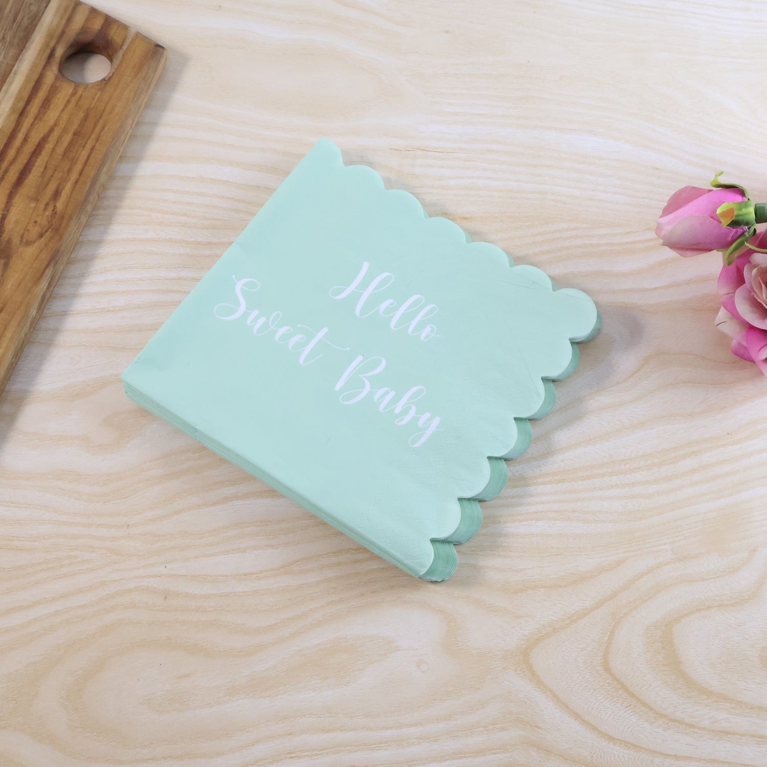 Hello Sweet Baby Party Paper Napkins (31 x 31 cm / 24 Pc) signaturekarts