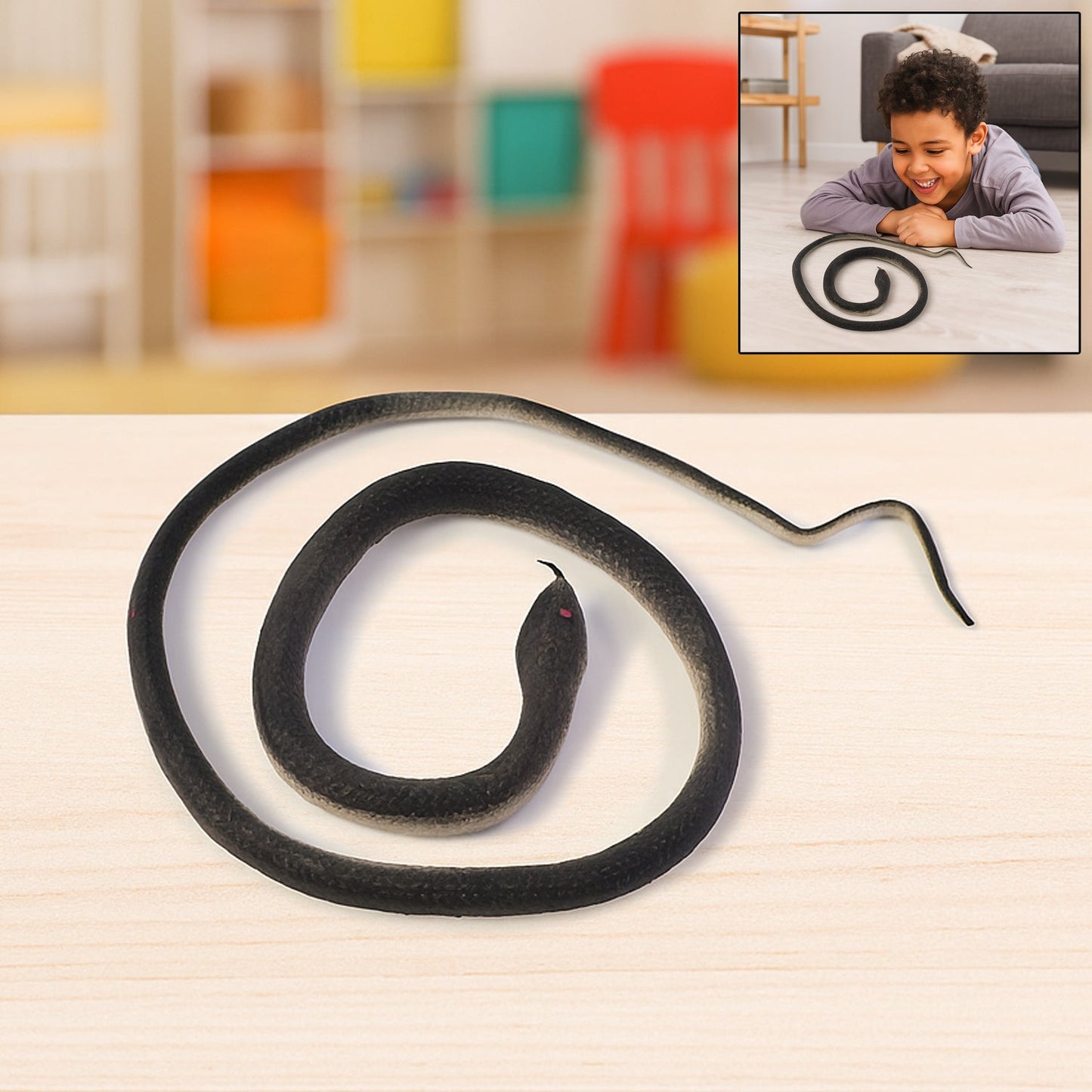 Realistic Rubber Snake Prank Toy (1 Pc) The Morsignaturekarts