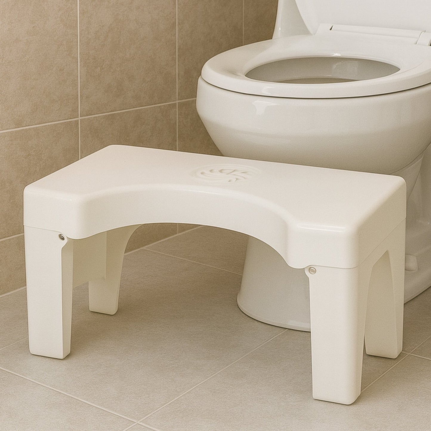 Plastic Non-Slip Folding Toilet Squat Stool Your Brand