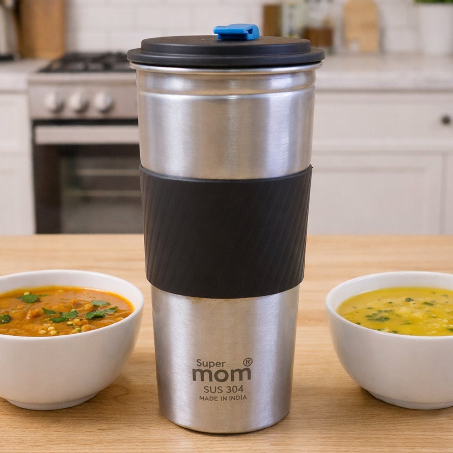 Supermom Stainless Steel Sip Mate Travel Tumbler (Approx. 500 ml) The Morsignaturekarts