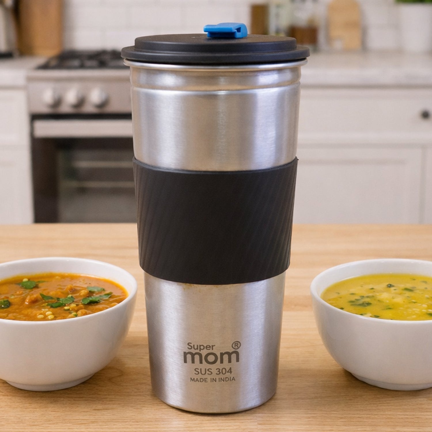 Supermom Stainless Steel Sip Mate Travel Tumbler (Approx. 500 ml) The Morsignaturekarts