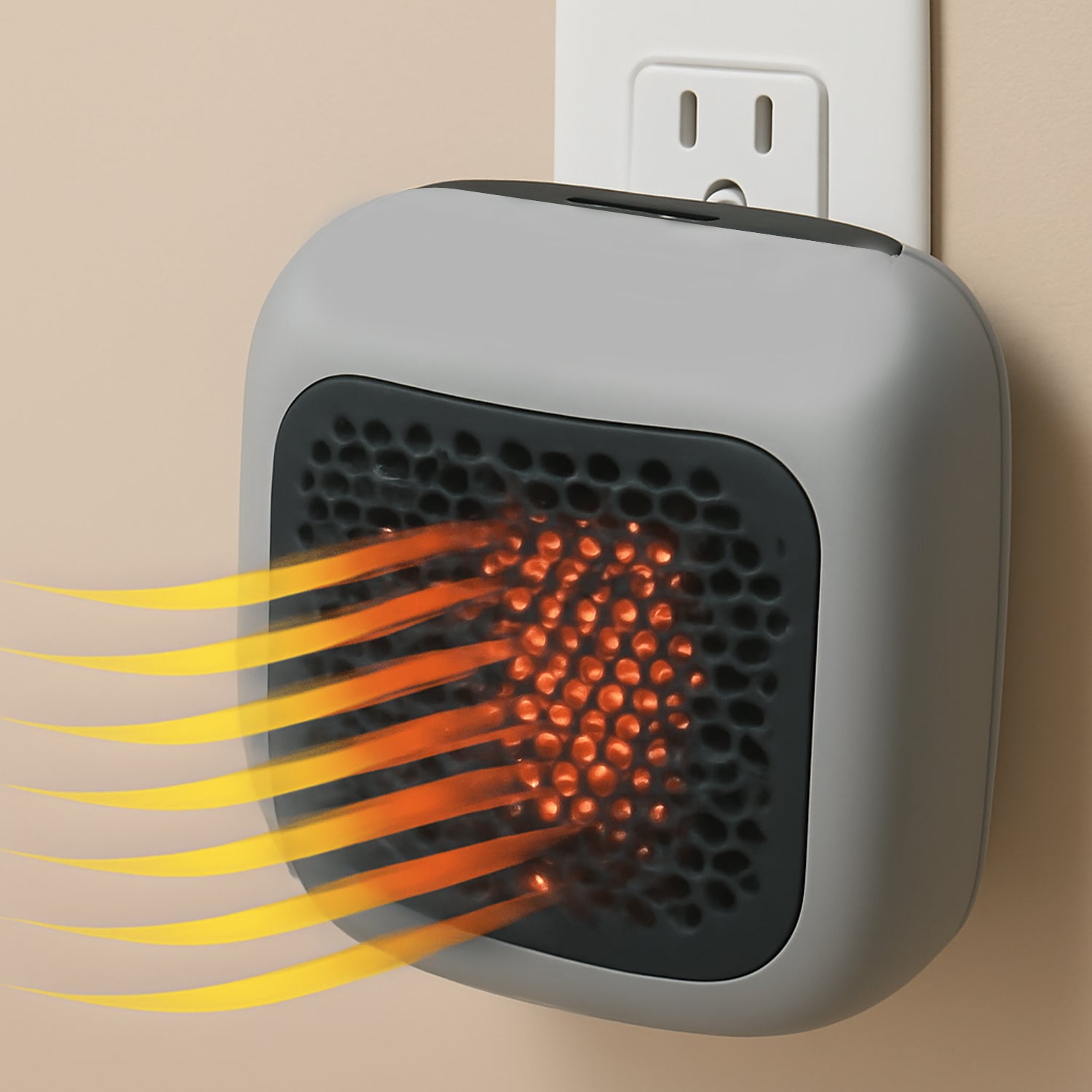 600W Wall-Mounted Plug-In Room Heater (1 Pc / With Conveter) Signaturekarts