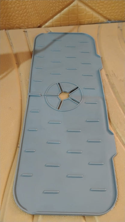 Silicone Sink Faucet Pad / Mat (1 Pc / 33x12 Cm) Signaturekarts