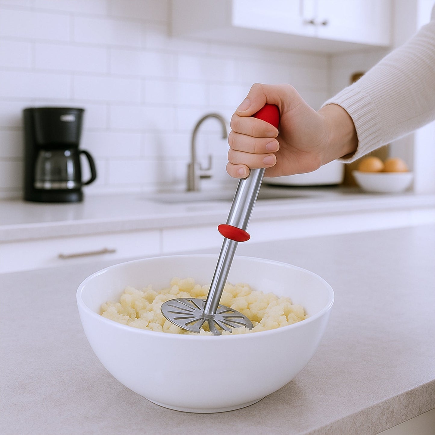 Stainless Steel Potato Masher, PauBhaji Masher Signature Kart