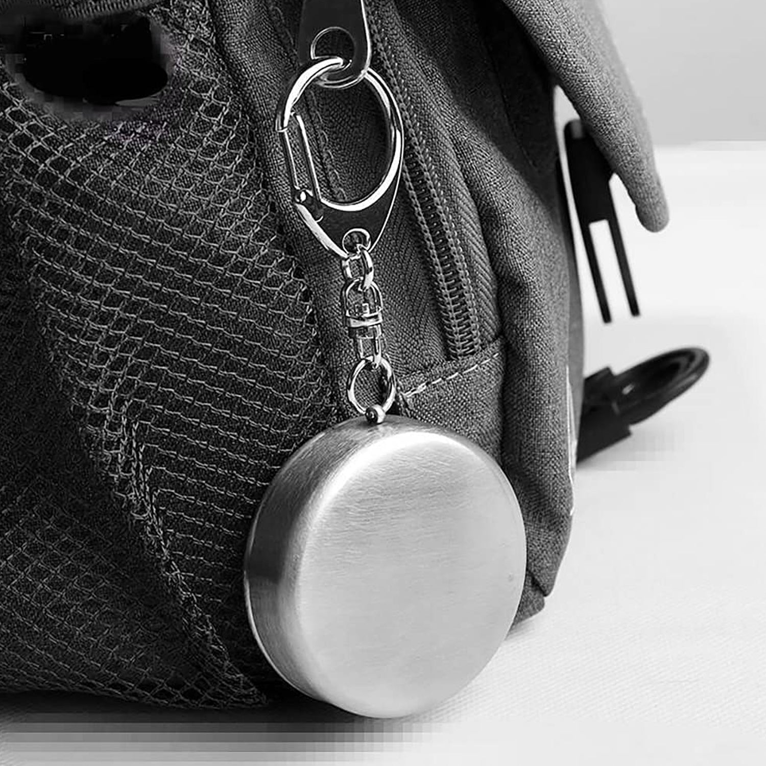 2 in 1 Camping Folding Cup with Keychain (1 Pc) Signaturekarts