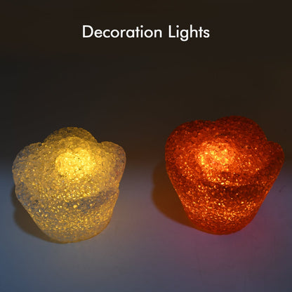 Christmas MULTI SHAPE SMALL LIGHT LAMPS LED SHAPE CRYSTAL  CHRISTMAS NIGHT LIGHT LAMP (6 PC SET) signaturekarts