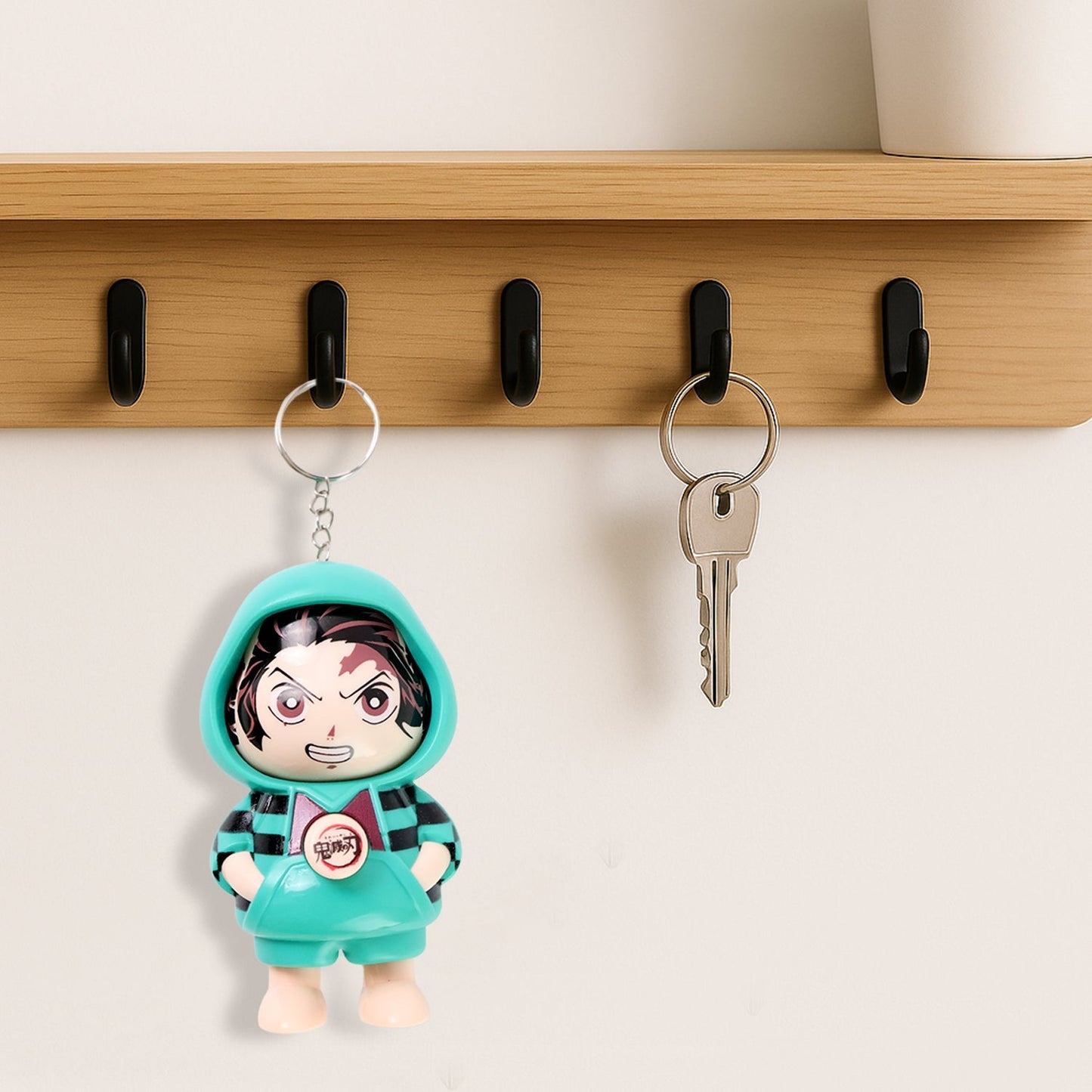 Cartoon Character Design Cute Action Figure Keychain (Mix  Design & 1 Pc) Signature Kart