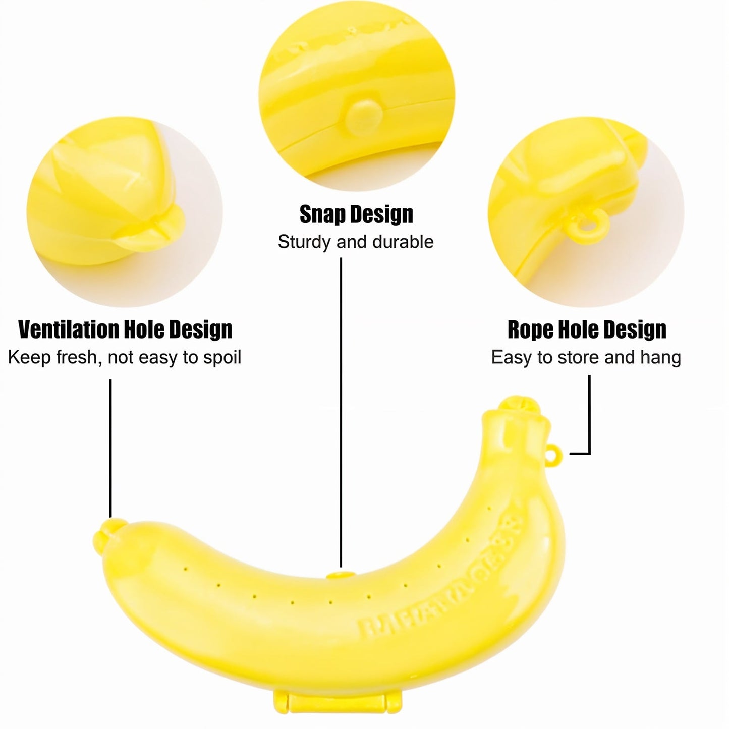 Banana Case Lunch Box Yellow Signature Kart