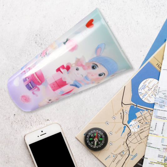 Unicorn Water Bottle with Straw & Lid for Kids (Without Light) signaturekarts