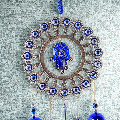 Decorative OM Evil Eye Wind Chime Wall Hanging (Mix Desin & 1 Pc) Signature Kart