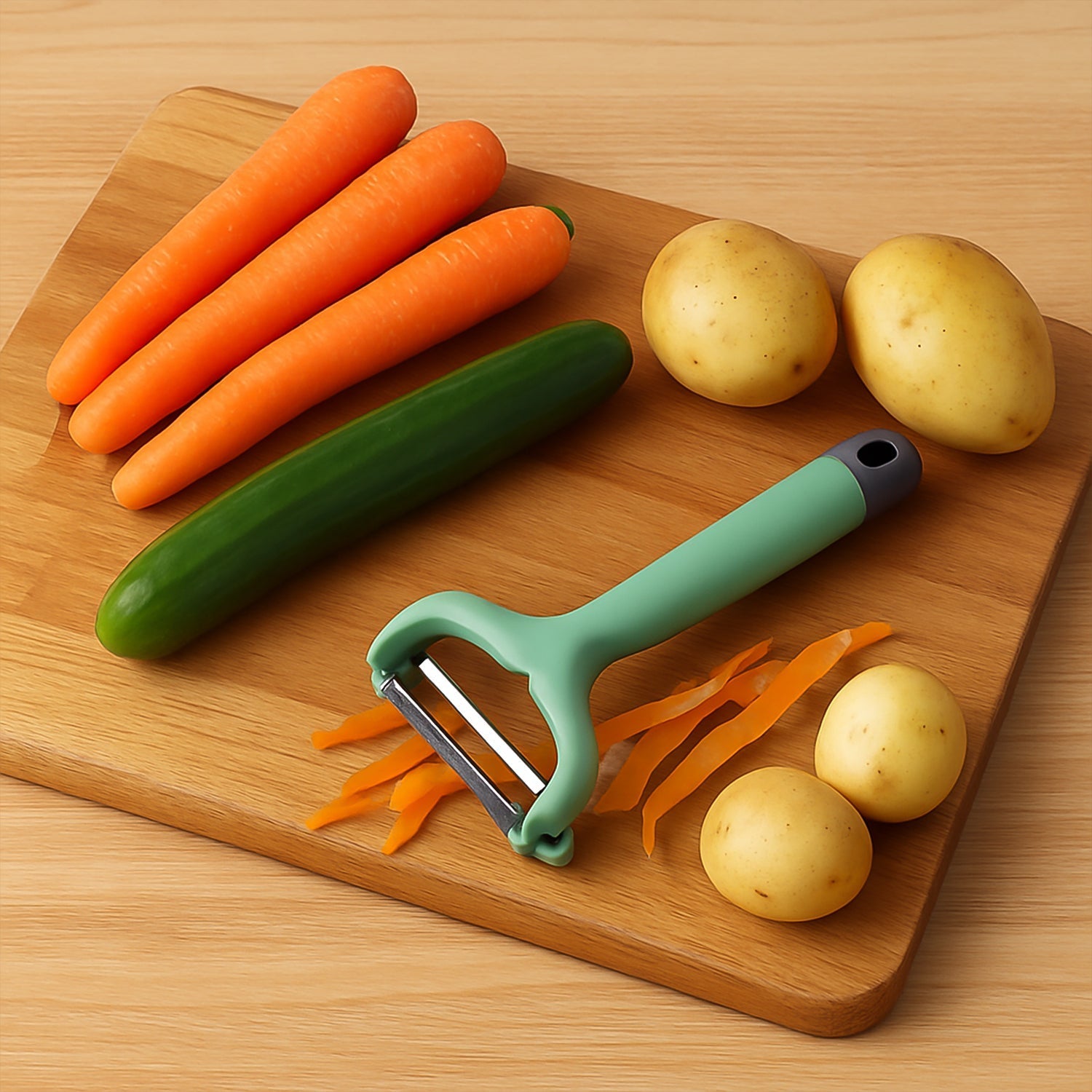 Apex Premium Ergonomic Vegetable Fruit Peeler (1 Pc) signaturekarts