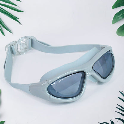 Knx Premium Wide Vision Swimming Goggles With protective hard case (1 Pc) Signature kart