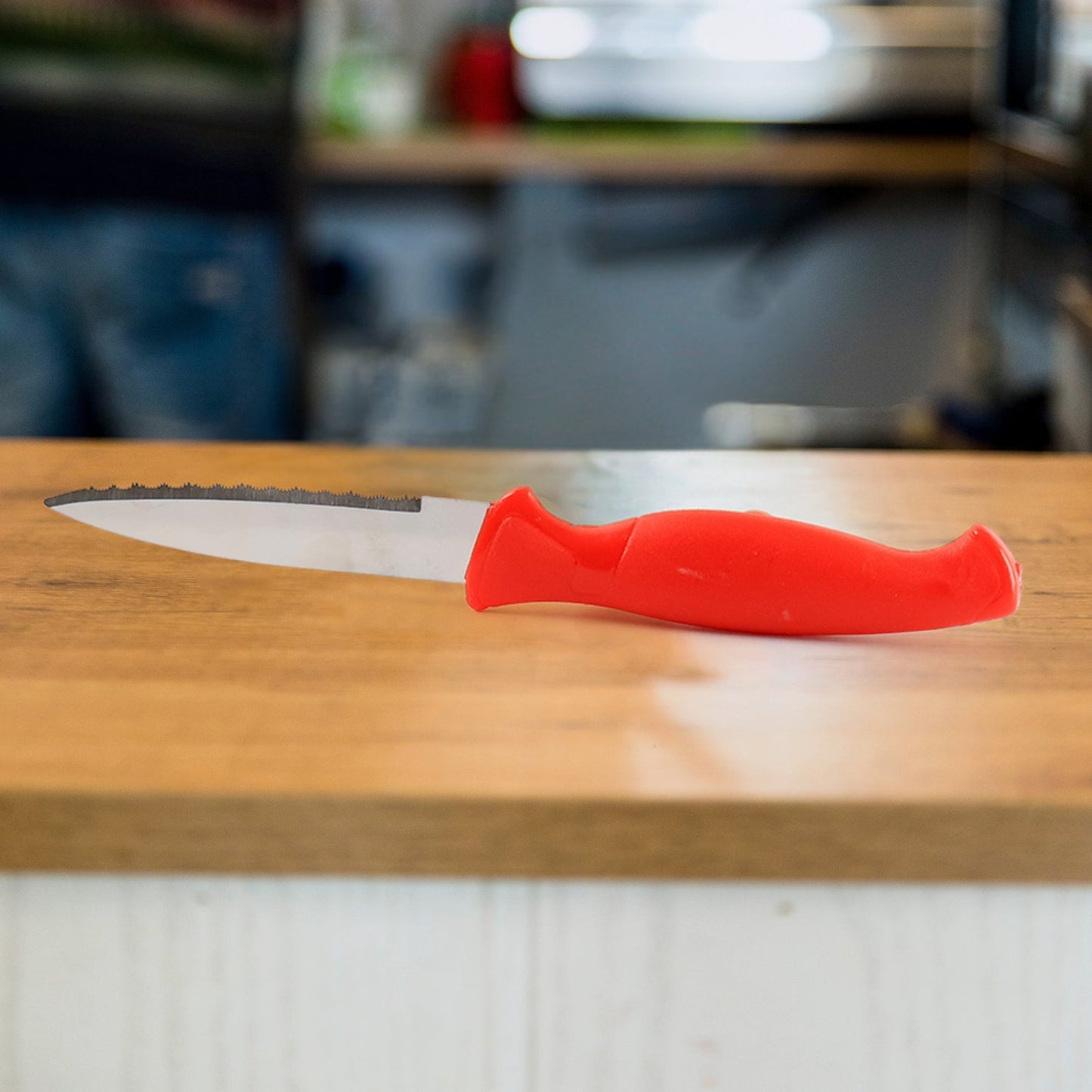 Stainless Steel Serrated Kitchen Knife (1 Pc) Signature Kart