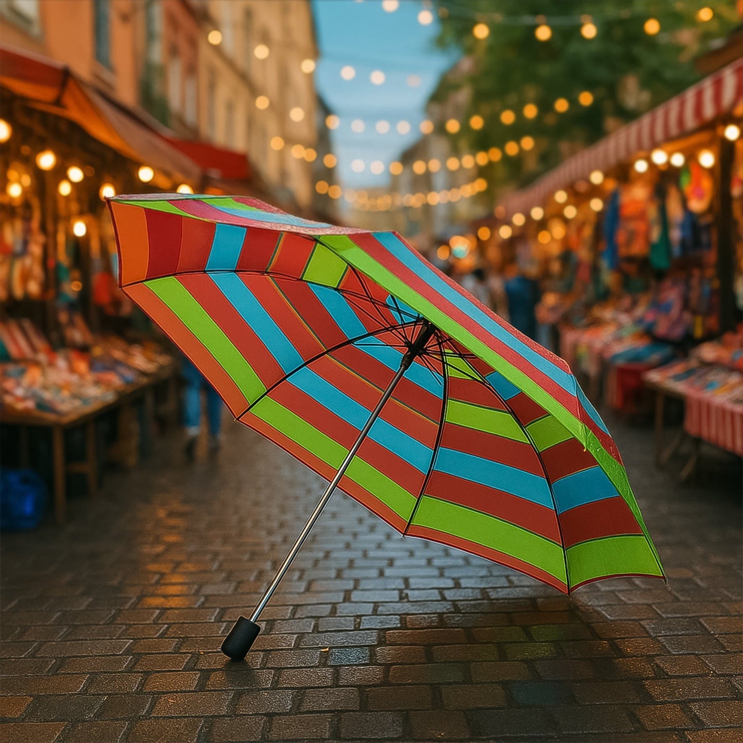 3-Fold Sun & Rain Protective Solid Foldable Umbrella, (1 Pc / Mix Design) Signature Kart