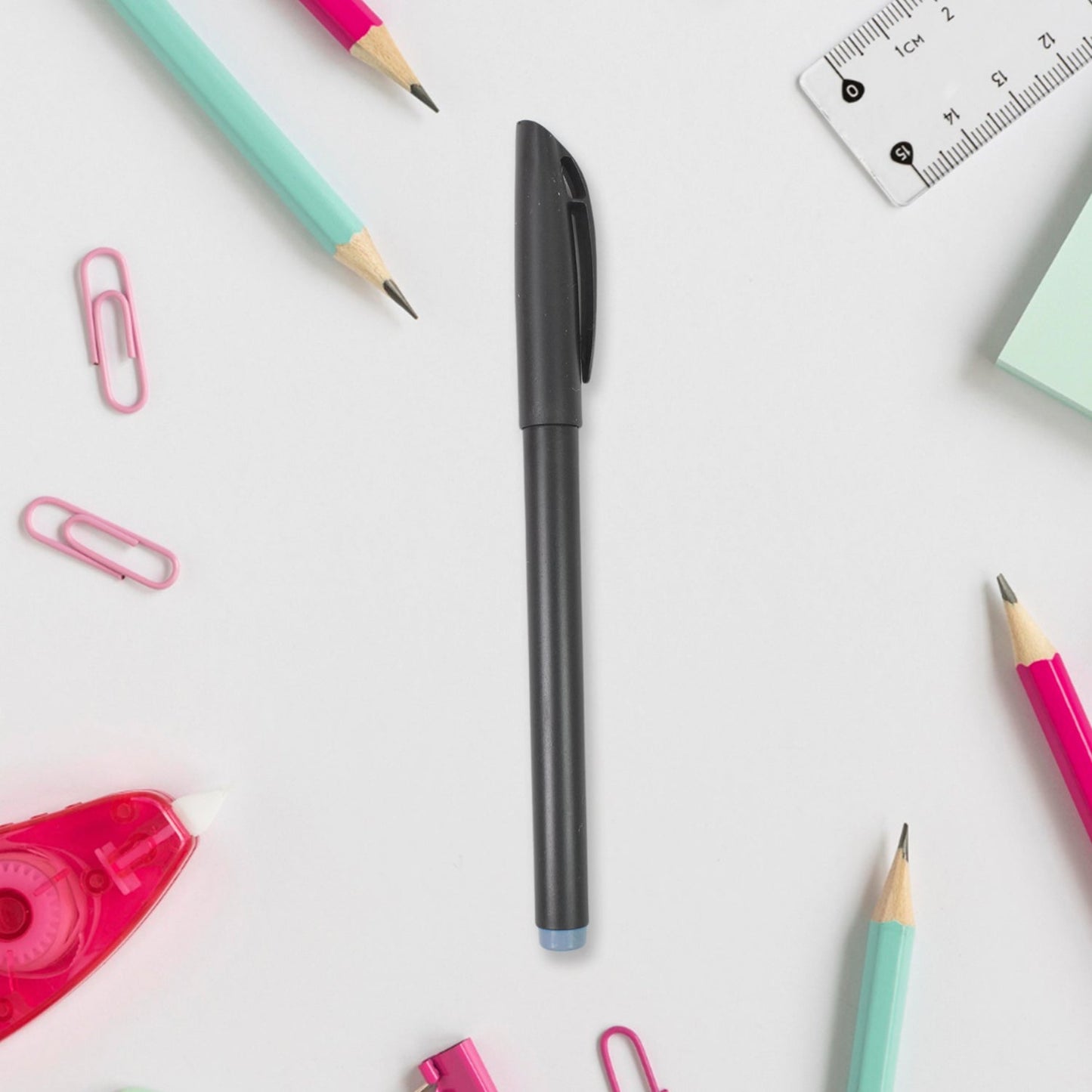 Writing Black Gel Pen for School Stationery Gift for Kids (8 Pcs set) Signaturekarts