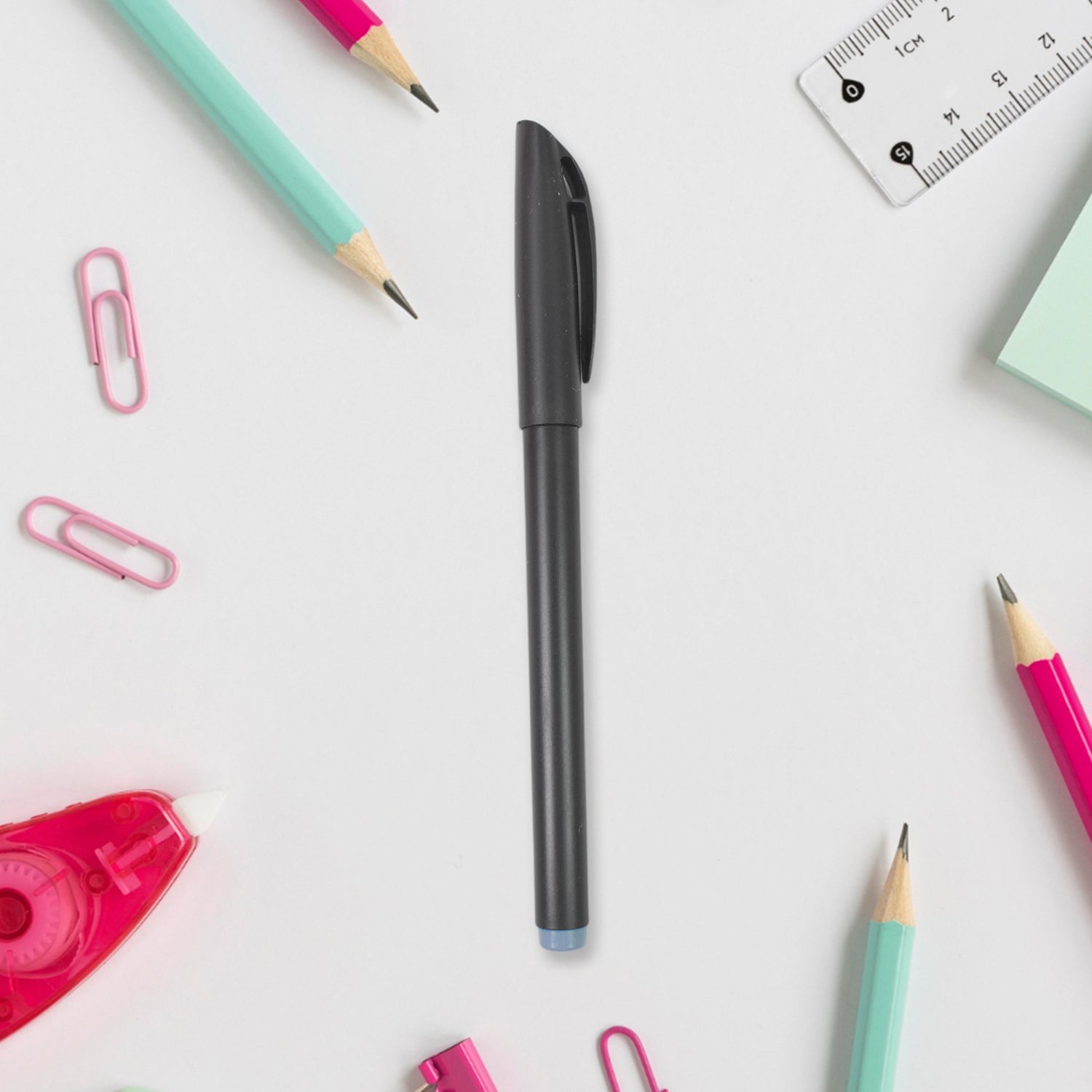Writing Black Gel Pen for School Stationery Gift for Kids (8 Pcs set) Signaturekarts
