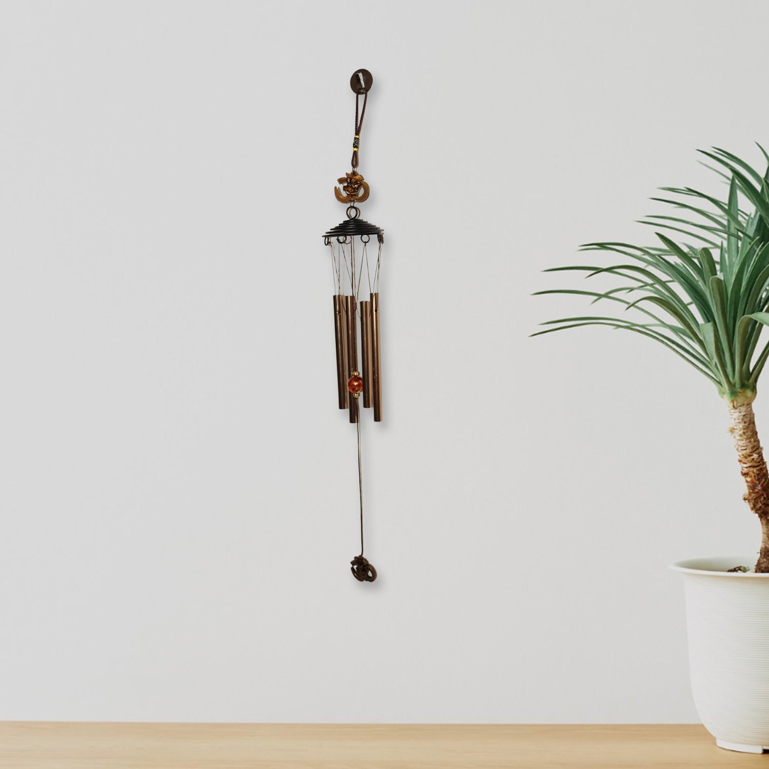 Metal Wind Chime with Om Symbol (1 Pc) signaturekarts