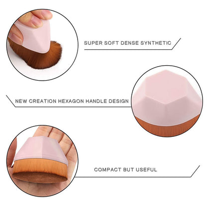 Perfect Foundation Makeup Brush with Portable Case (1 Pc) Signaturekarts