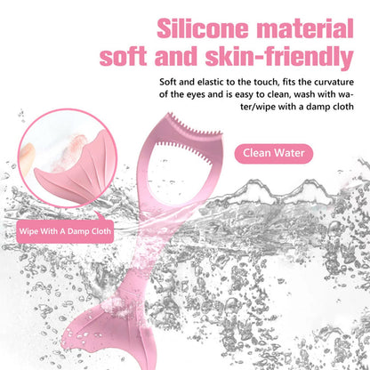 Multifunctional Easy To Clean Curved Silicone Eyeliner (1 Pc) signaturekarts
