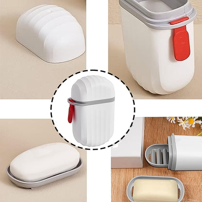Stylish Soap Holder for Travel & Bathroom Use ,Sabudani (1 Pc, Non-Leak Seal) signaturekarts