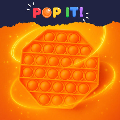 Premium Hexagon Shape Silicone Pop It Fidget Toy (1 Pc) signaturekarts