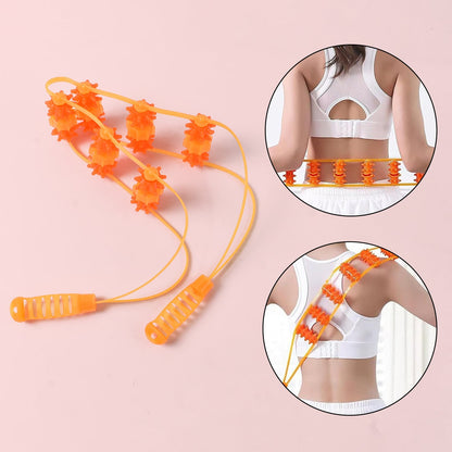 Handheld Back Massage Roller Rope (1 Pc) Signature kart