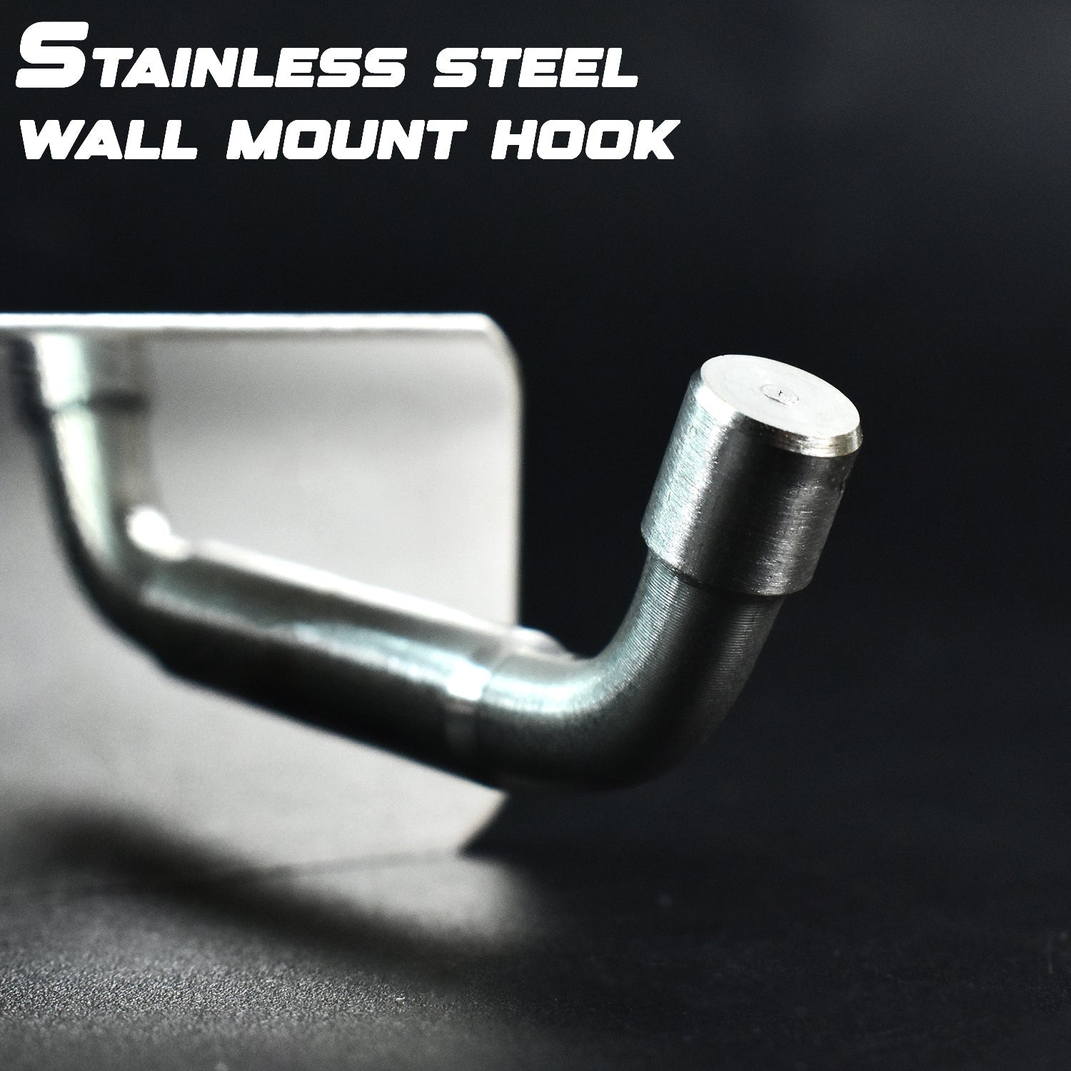Stainless Steel Wall Mounted Coat 3 Hook Rack (14x3 / 1 Pc) Signature kart