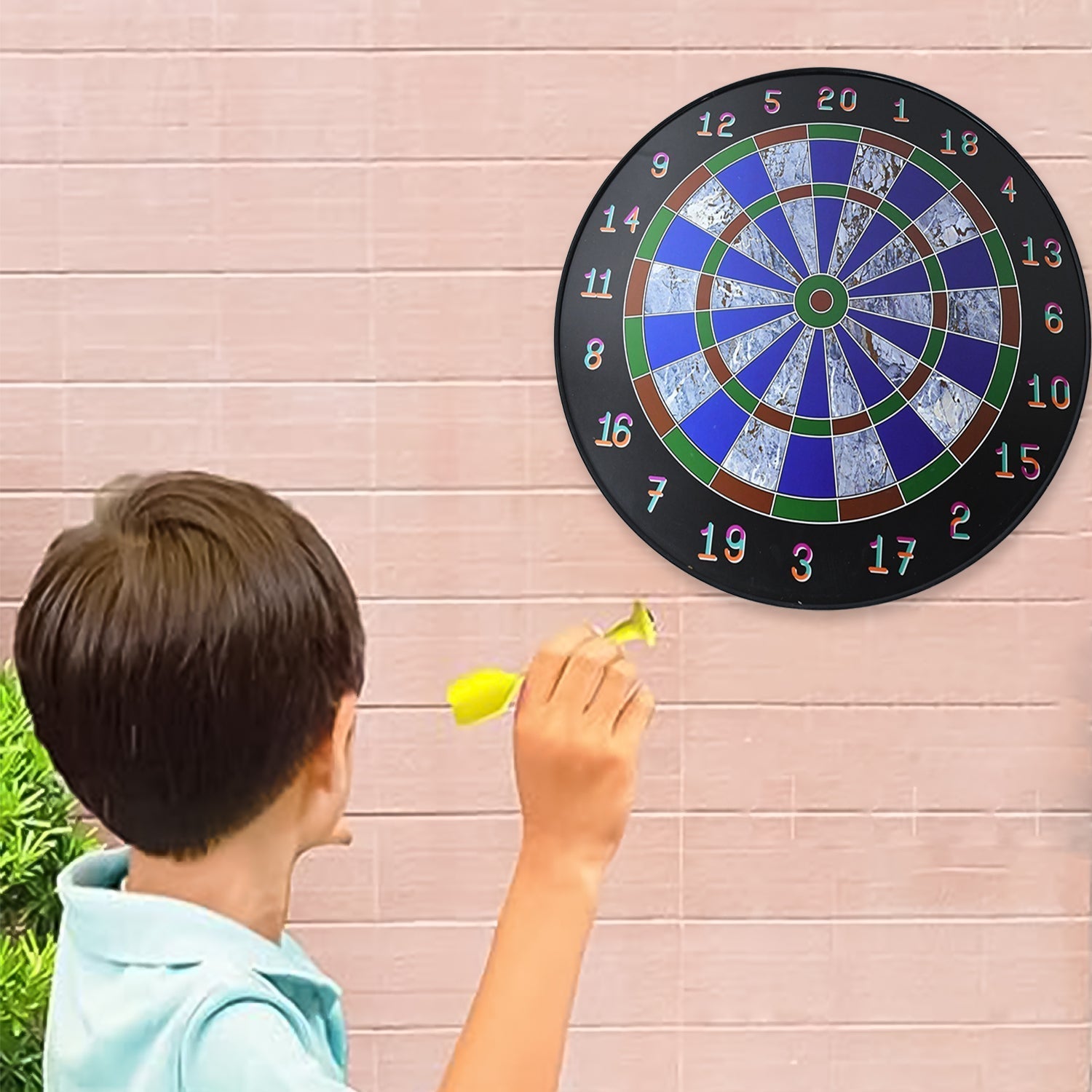 Magnetic Dart Board Game Set with 6 Soft-Tip Darts Signature kart
