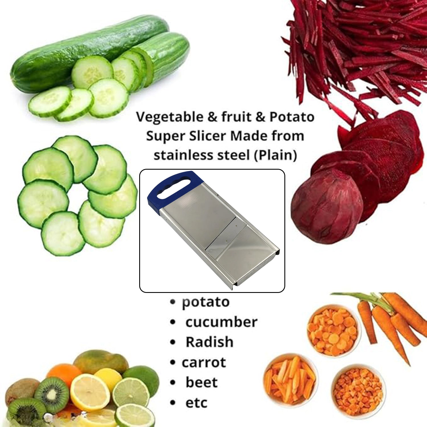 Plain Potato Slicer – Essential Kitchen Tool for Effortless Potato Cutting & Slicing Your Brand