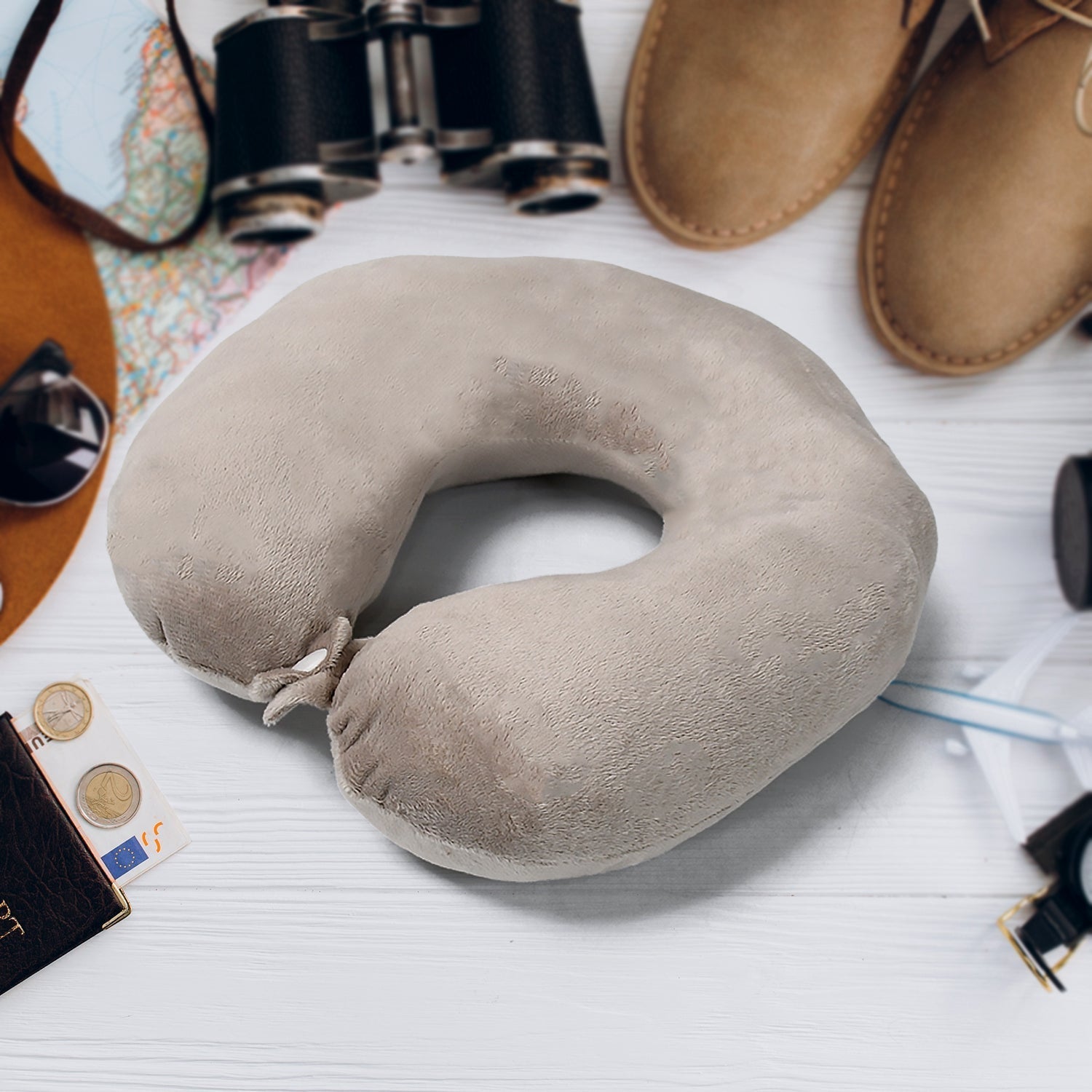 Soft Neck Pillow for Car Home & Travel Comfortable Multipurpose Head Rest signaturekarts