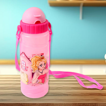Cartoon Printed Water Bottle 550ML (1 Pc) Signature Kart
