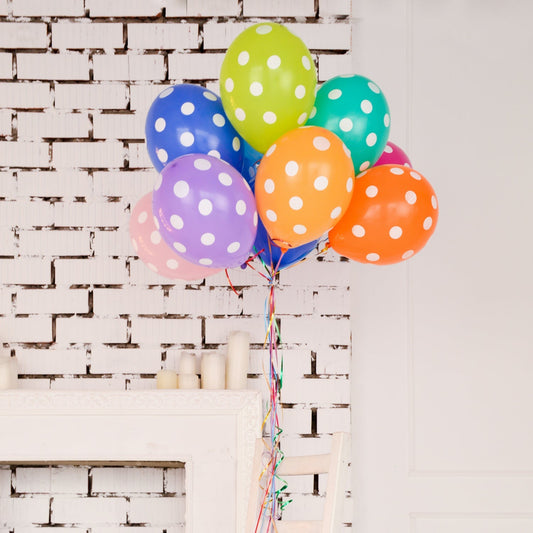 Multicolor Latex Balloons for Birthday & Party Decor (20 Pcs Set) signaturekarts