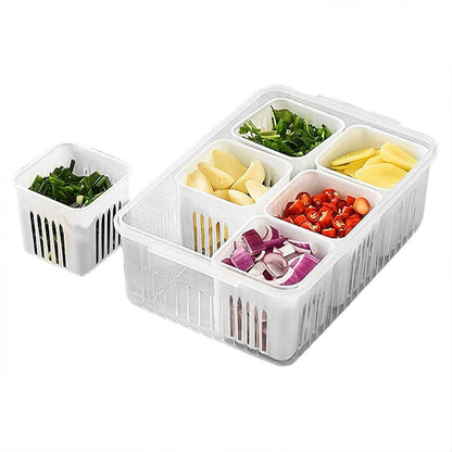 Fridge Storage Box – Freezer & Kitchen Organizer for Vegetables & Food (1 Pc) signaturekarts