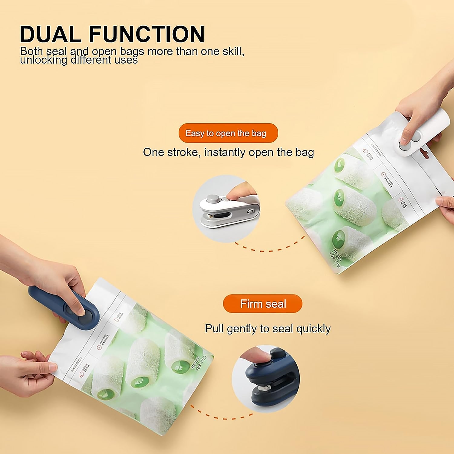 Mini Bag Sealer, 2 in 1 Seal & Cutter Heat Sealers Signaturekarts