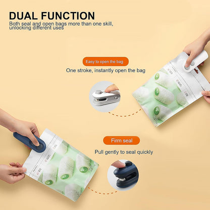 Mini Bag Sealer, 2 in 1 Seal & Cutter Heat Sealers Signaturekarts