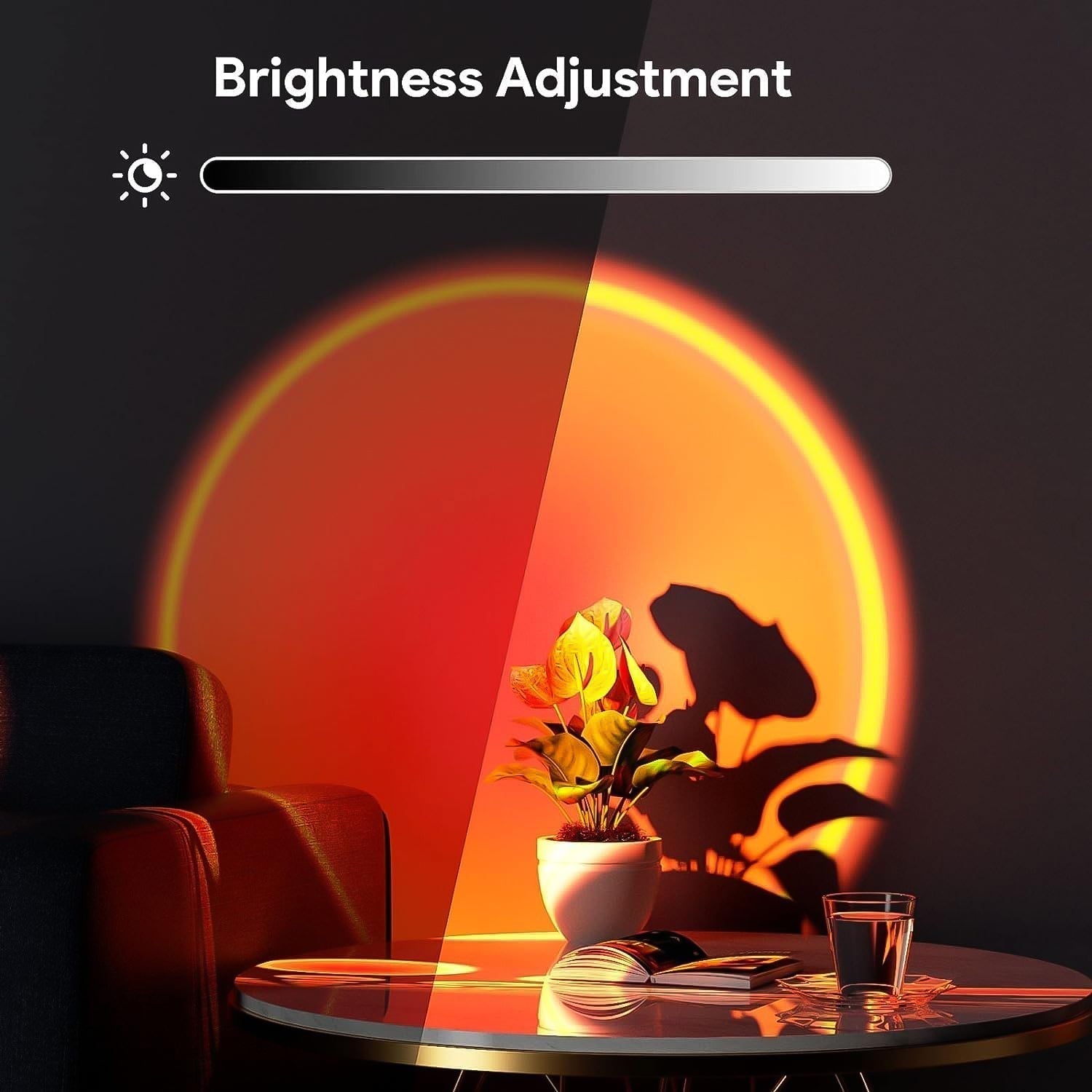 Multi Colors Sunset Lamp, Sunset Projection Lamp LED Night Lights Your Brand