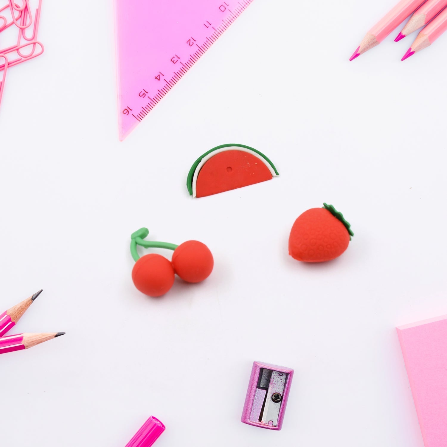 3D Mix Design Fancy & Colorful Erasers – Novelty Set for Kids & School Prize (1 Set) signaturekarts