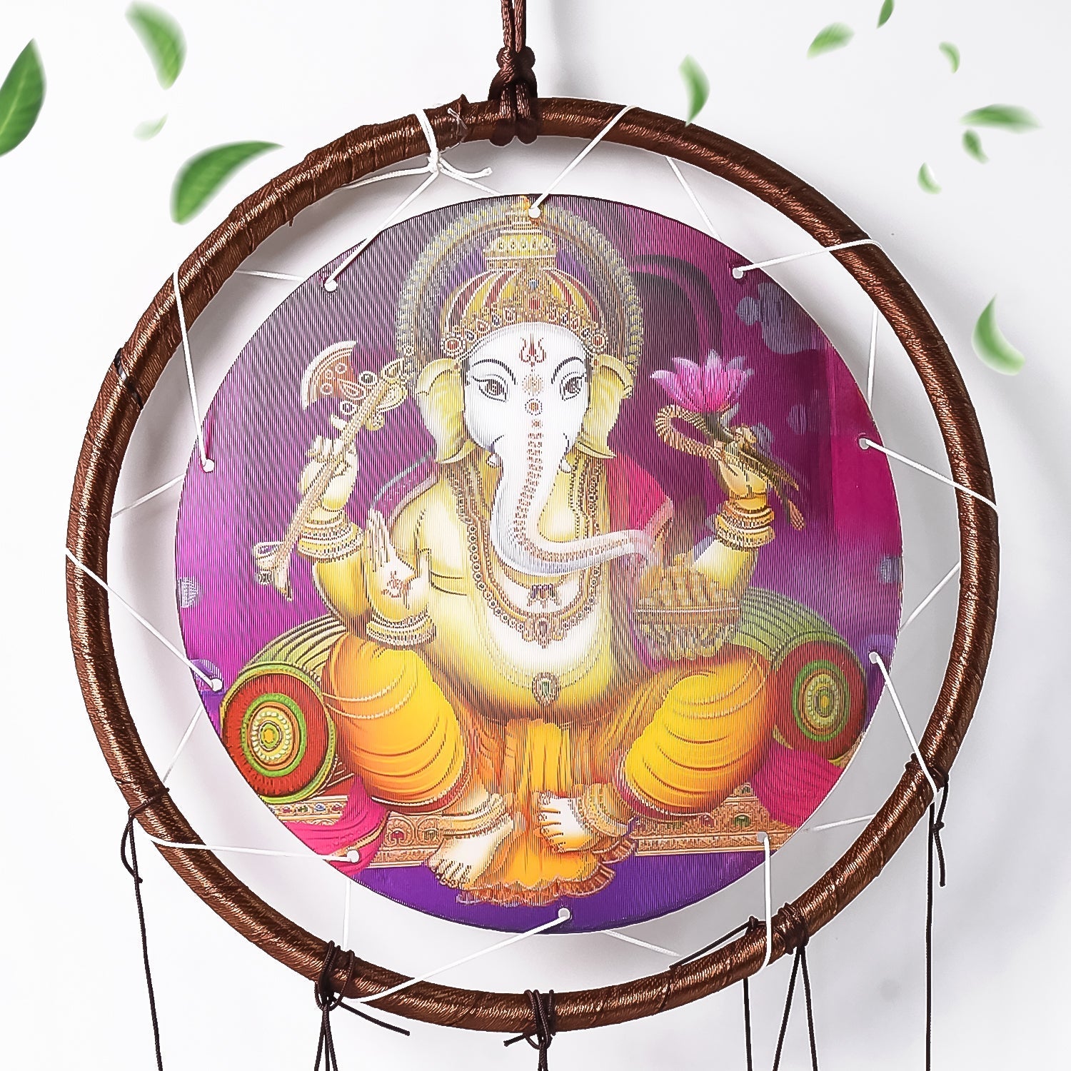 Lord Ganesh Wind Chimes Outdoor Hanging Wind Chime (1 Pc) Signature kart