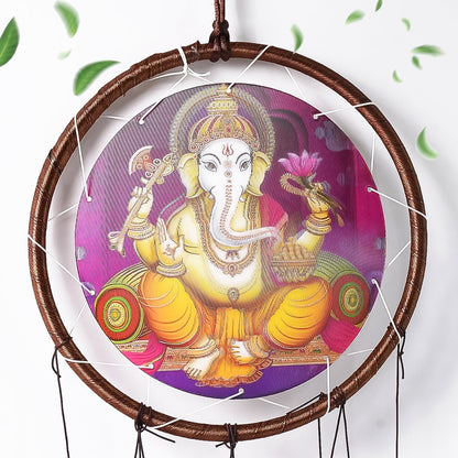 Lord Ganesh Wind Chimes Outdoor Hanging Wind Chime (1 Pc) Signature kart